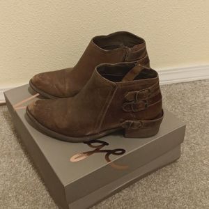 Brown ankle boots